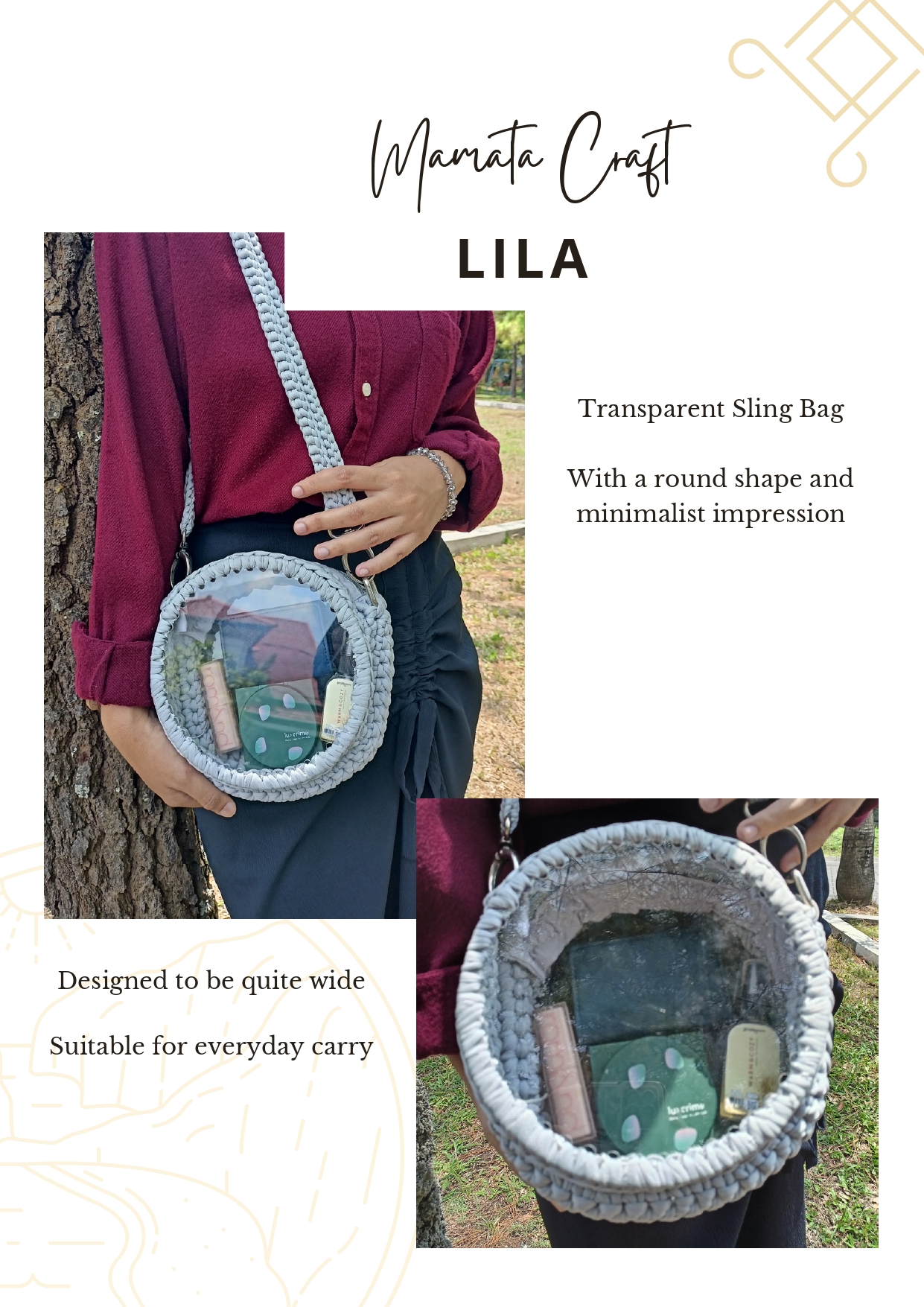 LILA - Tas Selempang Minimalis